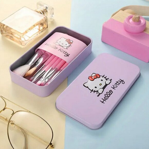 Hello Kitty Gift Duo Gift Set! Watch and Makeup Brushes - Picture 2 of 4